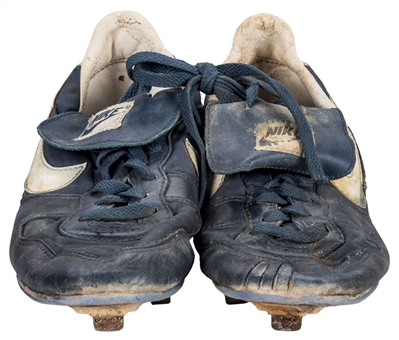 1986 Wally Backman Game Used Nike Cleats From World Series Season! (JT Sports)